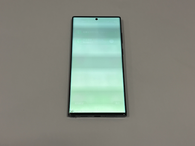 Galaxy S22 Ultraの液晶不良を画面交換で修理しました｜画面が緑色に